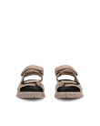 ECCO® Offroad dame tursandal nubuck - Beige - Front_Pair