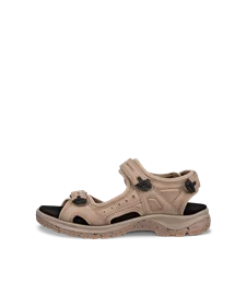 ECCO® Offroad Damen Trekkingsandale aus Nubukleder - Beige - O