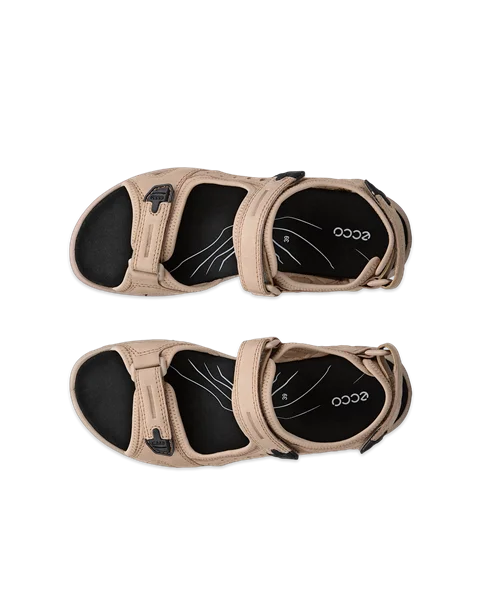 ECCO® Offroad dame tursandal nubuck - Beige - Top_Left_Pair
