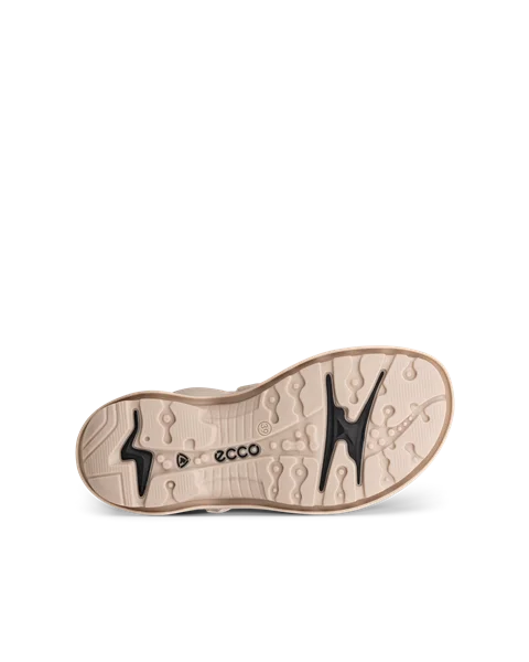 ECCO® Offroad sandale de marche en cuir pour femme - Beige - S