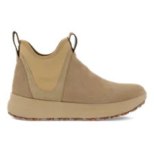 Women's ECCO Solice Nubuck Gore-Tex Outdoor Ankle Boot - Beige - Outside
