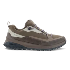 Damskie wodoodporne buty trekkingowe z nubuku ECCO® ULT-TRN Low - Beżowy - Outside