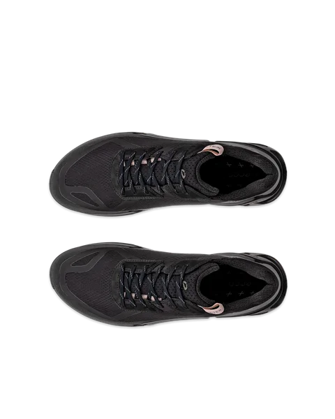 ECCO® Biom 2.1 X Country Dames Gore-Tex trailrunning schoen van textiel - Zwart - Top_Left_Pair
