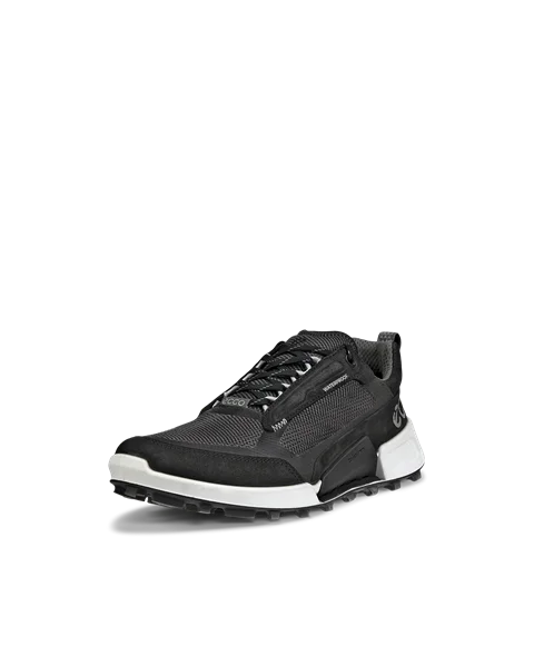 Damskie nubukowe wodoodporne buty trekingowe ECCO® Biom 2.1 X Mountain - Czarny - M