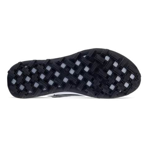 Damskie nubukowe wodoodporne buty trekingowe ECCO® Biom 2.1 X Mountain - Czarny - Sole