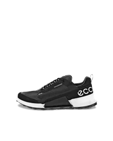 Moški vodoodporni športni čevlji iz nubuk usnja ECCO® Biom 2.1 X Mountain - črna - O