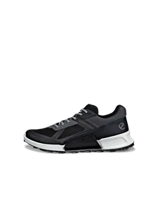 Men's ECCO® BIOM 2.1 X Mountain Textile Hiking Trainer - Black - O