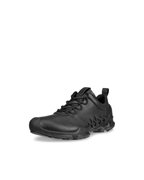 Men's ECCO® Biom AEX Leather Shoe - Black - M