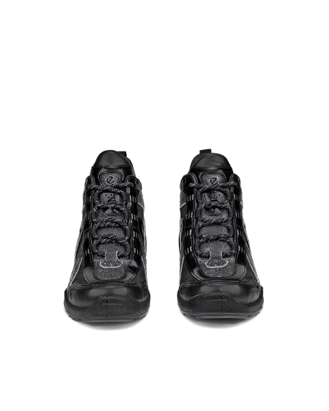 Women's ECCO® BIOM C 65 Leather Boot - Black - Front_Pair