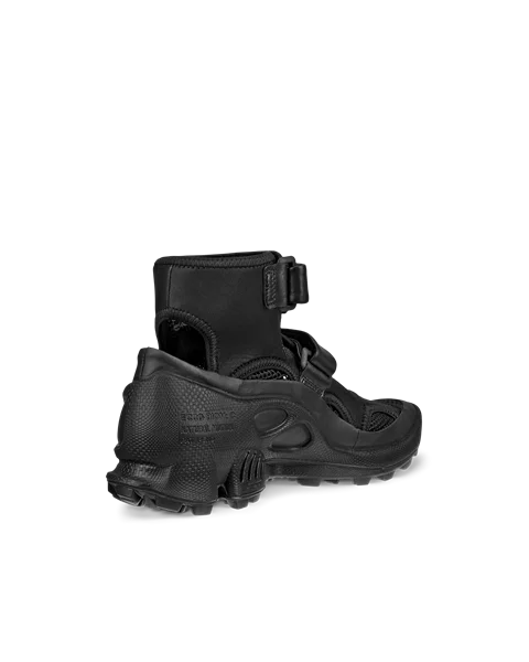 Damskie skórzane sneakersy ECCO® Biom C-Trail - Czarny - B