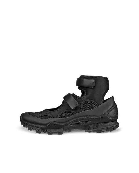 Damskie skórzane sneakersy ECCO® Biom C-Trail - Czarny - O
