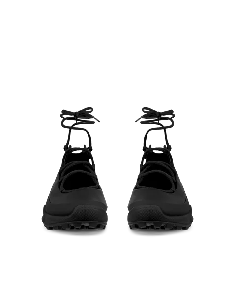 ECCO® Biom C-Trail Damen Ledersneaker - Schwarz - Front_Pair
