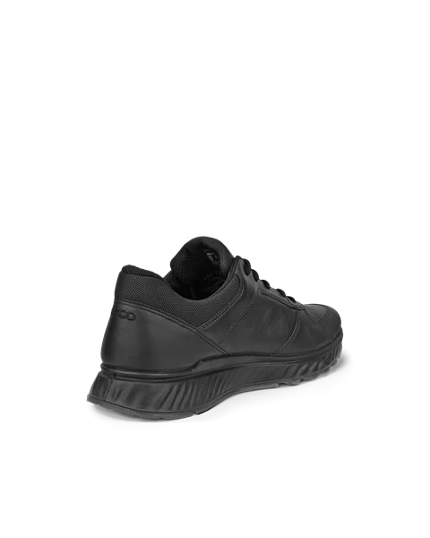 Męskie skórzane buty outdoorowe Gore-Tex ECCO® Exostride - Czarny - B