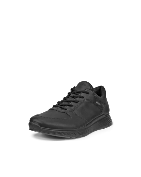 Męskie skórzane buty outdoorowe Gore-Tex ECCO® Exostride - Czarny - M