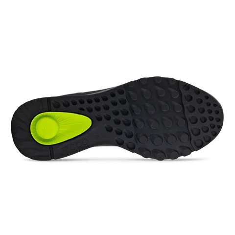 Męskie skórzane buty outdoorowe Gore-Tex ECCO® Exostride - Czarny - Sole
