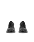 Women's ECCO® Exostride Leather Gore-Tex Outdoor Trainer - Black - Front_Pair