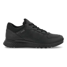 Damskie skórzane buty outdoorowe Gore-Tex ECCO® Exostride - Czarny - Outside