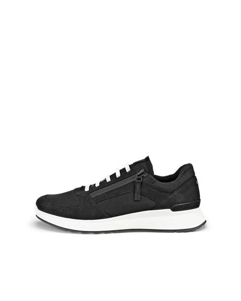 ECCO® Exostride baskets de plein air en nubuck pour femme - Noir - O