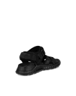 Pánske nubukové sandále ECCO® Exowrap - Čierna - B
