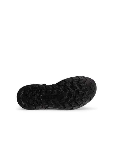 Men's ECCO® Exowrap Nubuck Sandal - Black - S