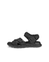 Dámske nubukové sandále ECCO® Exowrap - Čierna - O