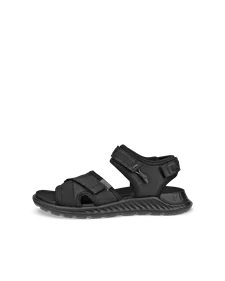 Dámské nubukové sandály ECCO® Exowrap - Černá - O