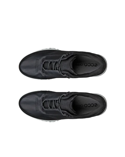 Women's ECCO® Multi-Vent Leather Gore-Tex Shoe - Black - Top_Left_Pair