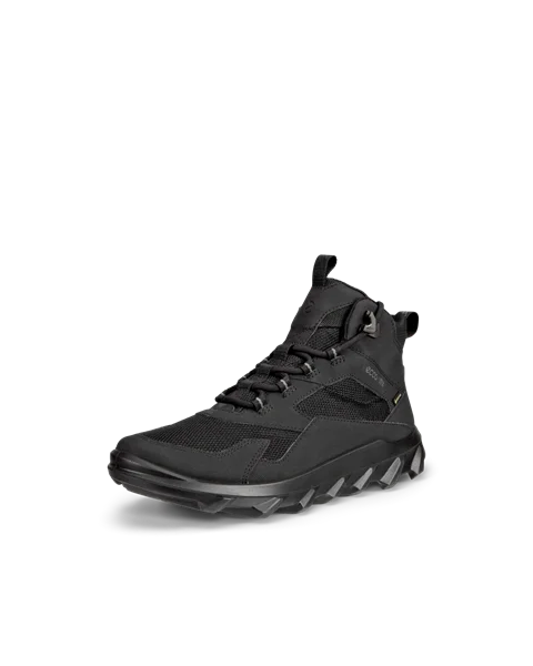 Damskie wysokie buty outdoorowe Gore-Tex ECCO® MX - Czarny - M