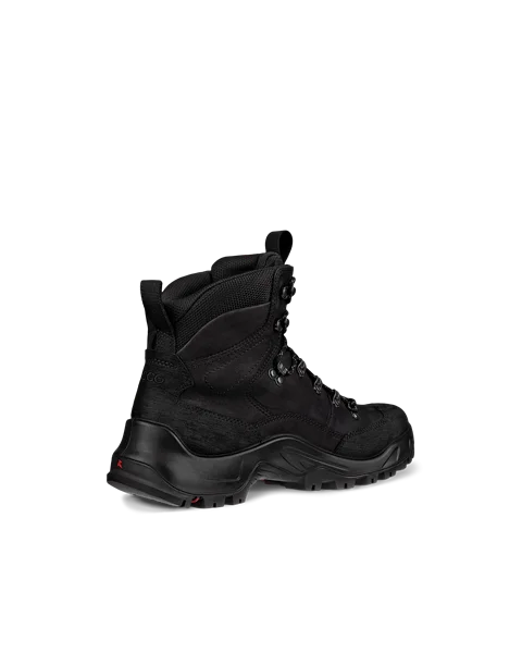 Men's ECCO® Offroad Nubuck Waterproof Mid-Cut Outdoor Boot - Black - B