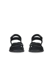 Women's ECCO® Offroad Roam Nubuck Two Strap Sandal - Black - Front_Pair