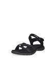 Women's ECCO® Offroad Roam Nubuck Two Strap Sandal - Black - M