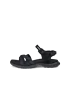 ECCO® Offroad Roam Dames nubuck sandaal met twee bandjes - Zwart - O