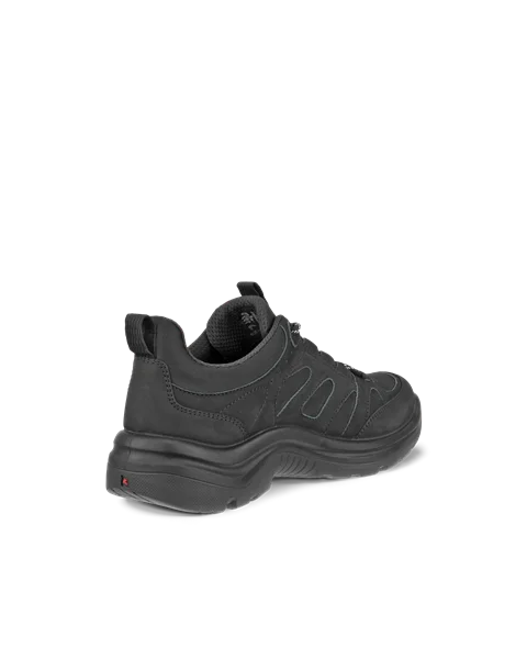 Damskie wodoodporne nubukowe buty trekkingowe  ECCO® Offroad - Czarny - B