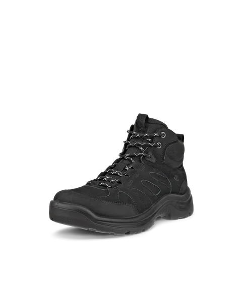 Women's ECCO® Offroad Nubuck Waterproof Mid-Cut Outdoor Boot - Black - M