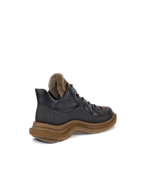 Women's ECCO® Offroad Leather Lace-Up Boot - Black - B