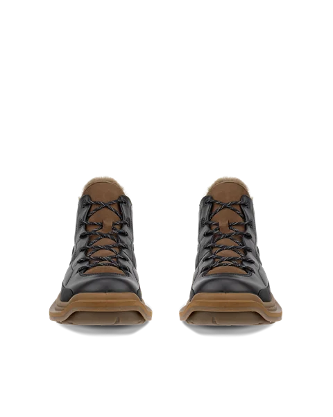 Women's ECCO® Offroad Leather Lace-Up Boot - Black - Front_Pair