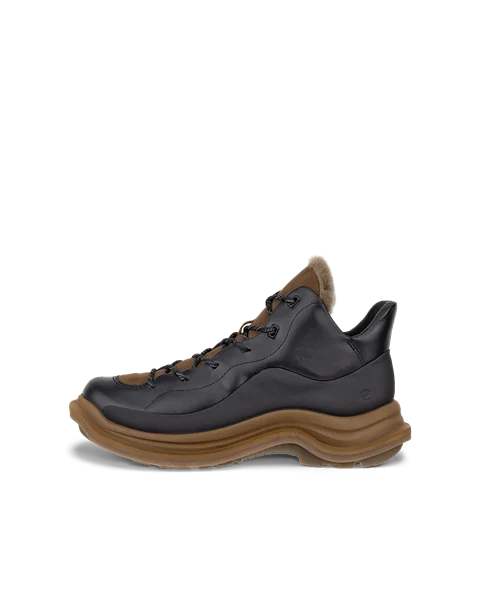 Women's ECCO® Offroad Leather Lace-Up Boot - Black - O