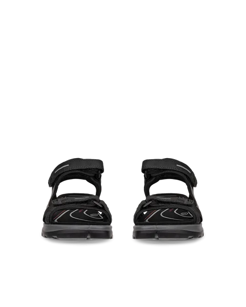 ECCO® Offroad ženske sandale od nubuka za planinarenje - Crno - Front_Pair