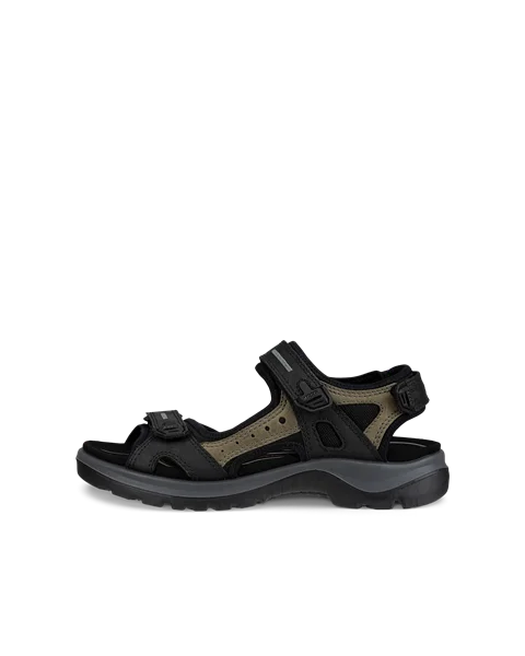 Ženski pohodniški sandal iz nubuka ECCO® Offroad - črna - O