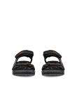 Męskie nubukowe sandały outdoor ECCO® Offroad - Czarny - Front_Pair