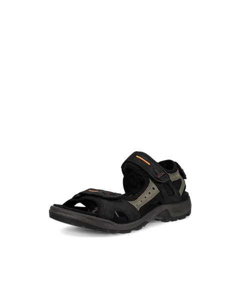 Moški pohodniški sandal iz nubuka ECCO® Offroad - črna - M