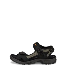 ECCO® Offroad sandale de marche en nubuck pour homme - Noir - O