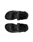 Męskie nubukowe sandały outdoor ECCO® Offroad - Czarny - Top_Left_Pair