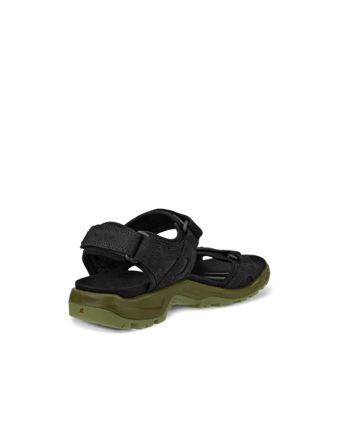Moški pohodniški sandal iz nubuka ECCO® Offroad - črna - B