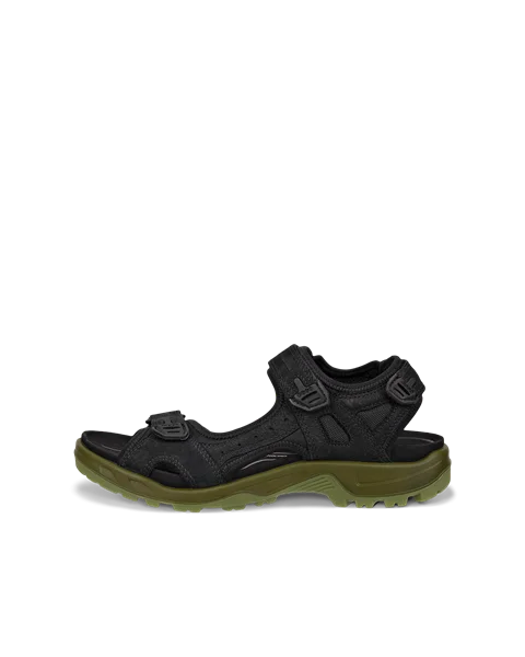 Moški pohodniški sandal iz nubuka ECCO® Offroad - črna - O