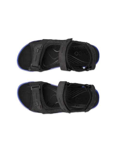 ECCO® Offroad Herren Trekkingsandale aus Nubukleder - Schwarz - Top_Left_Pair