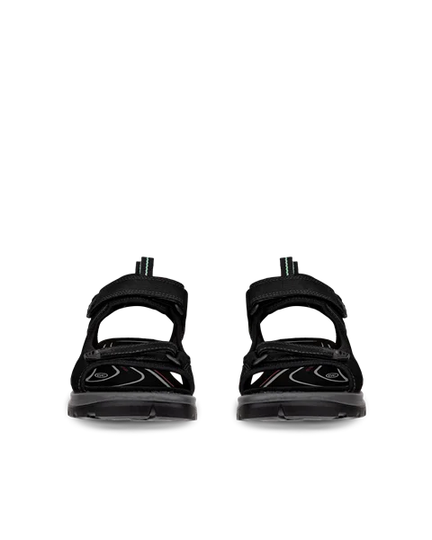 ECCO® Offroad ženske sandale od nubuka za planinarenje - Crno - Front_Pair