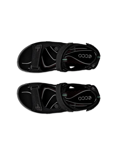 ECCO® Offroad ženske sandale od nubuka za planinarenje - Crno - Top_Left_Pair