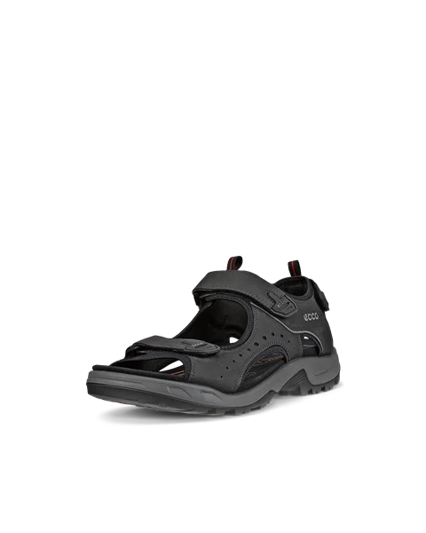 ECCO® Offroad Herren Trekkingsandale aus Nubukleder - Schwarz - M