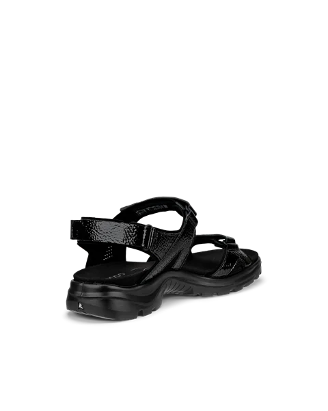 Dámske kožené trekingové sandále ECCO® Offroad - Čierna - B